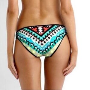NWT. Seafolly Australia 12 Kasbah Tie Side Hipster Nectarine Bikini Bottom.